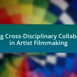 Exploring Cross-Disciplinary Collaborations in Artist Filmmaking
