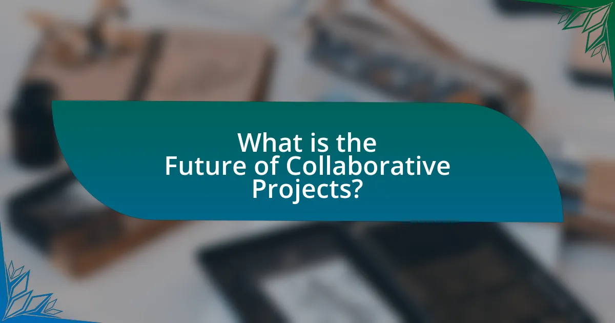 What is the Future of Collaborative Projects?